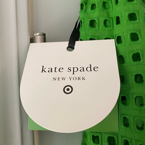 kate spade New York x Target- Women's Eyelet Volume Midi Skirt Green - Picture 5 of 8